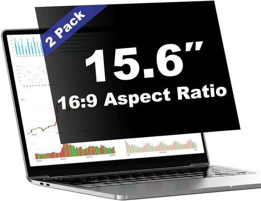 NovaPrivacy™ – 15.6" Anti-Spy Laptop Screen Filter (2 Pack)